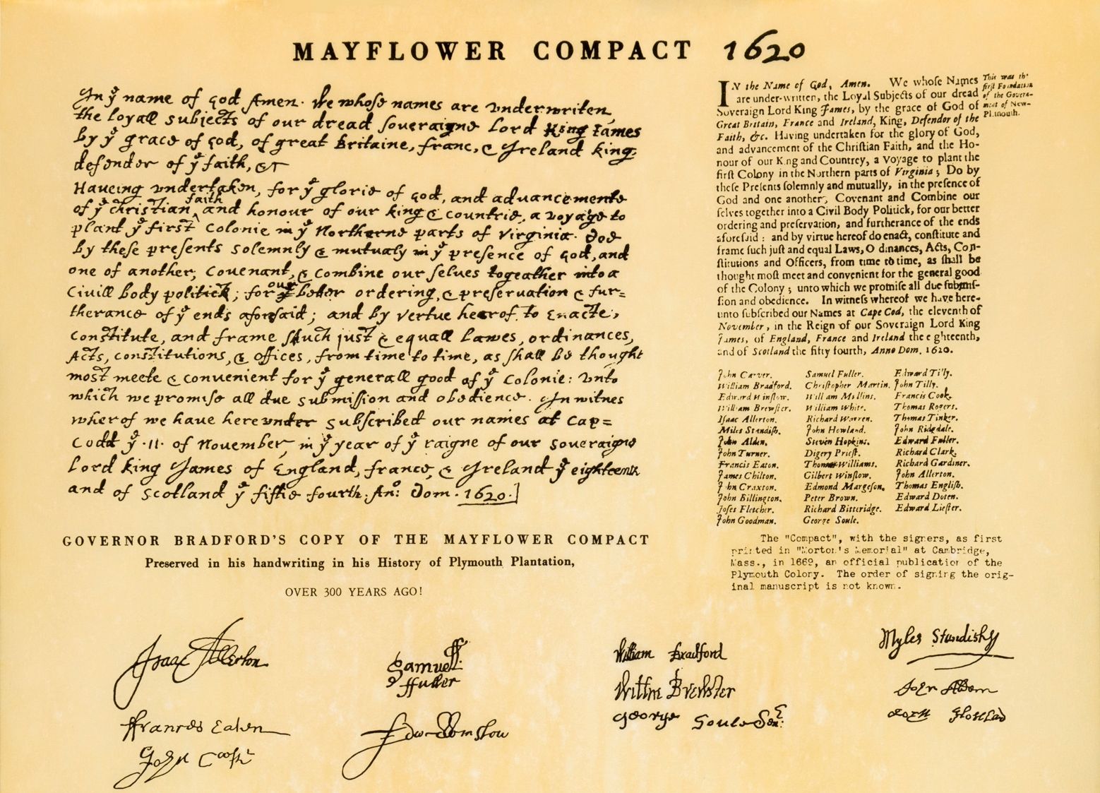 Definition of mayflower compact